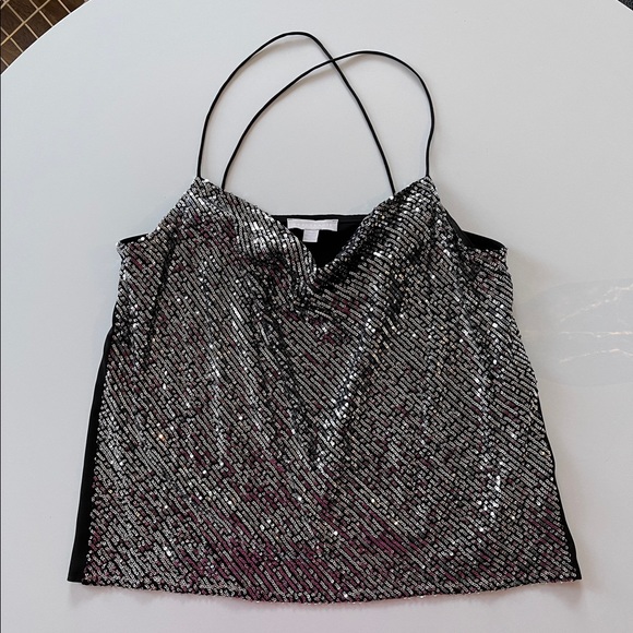 Sequin cowl neck cami - Picture 1 of 1
